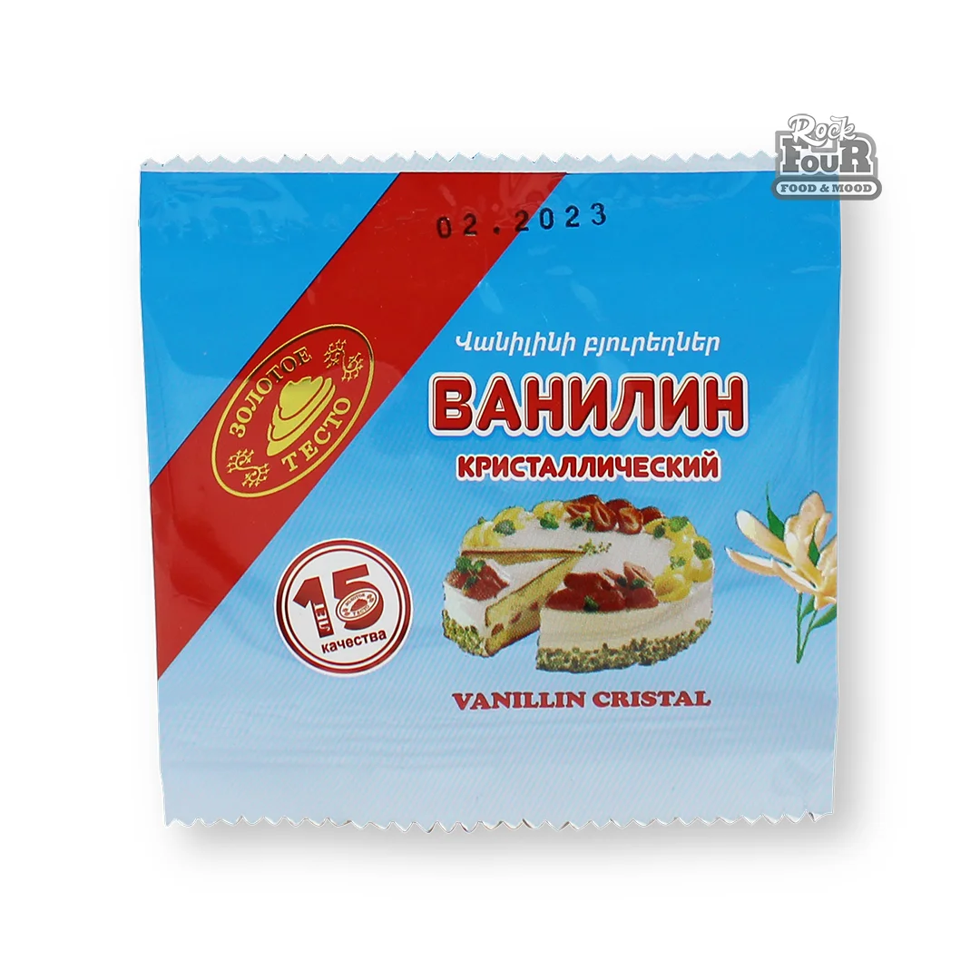 Vanillin cristal "Zolotoye testo" 6g